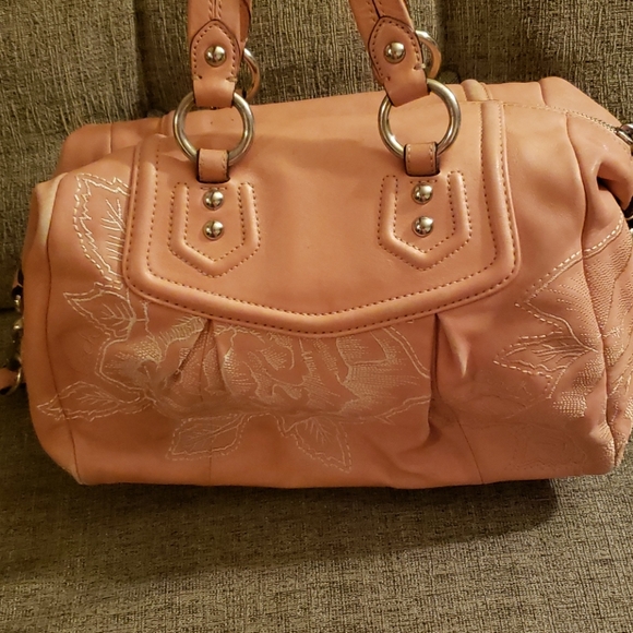 Coach Authentic Pink/Peach Aubrey Madison Purse - Picture 4 of 10